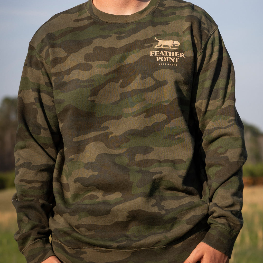 Camo Crewneck Sweatshirt