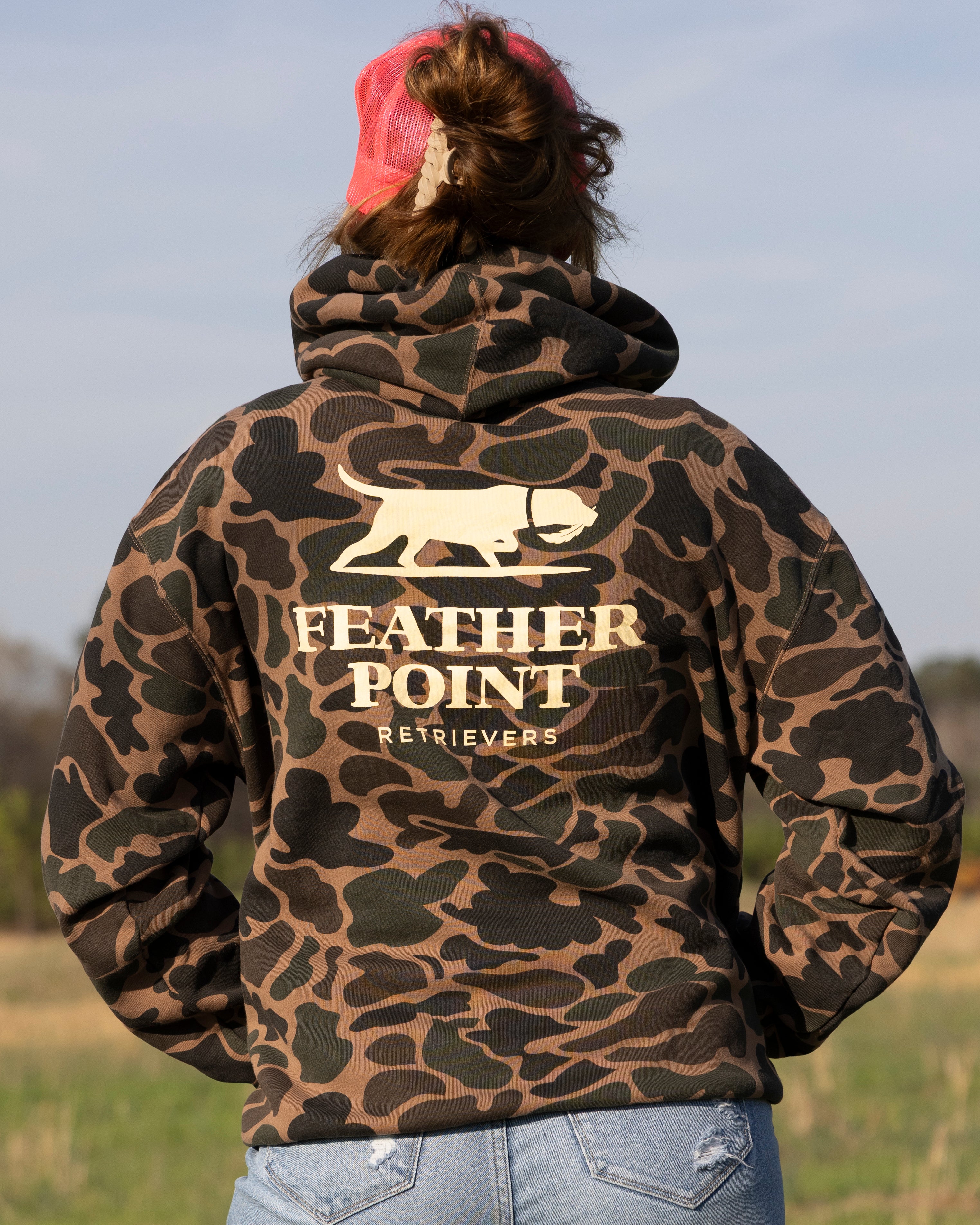 Feather Point Duck Camo Hoodie