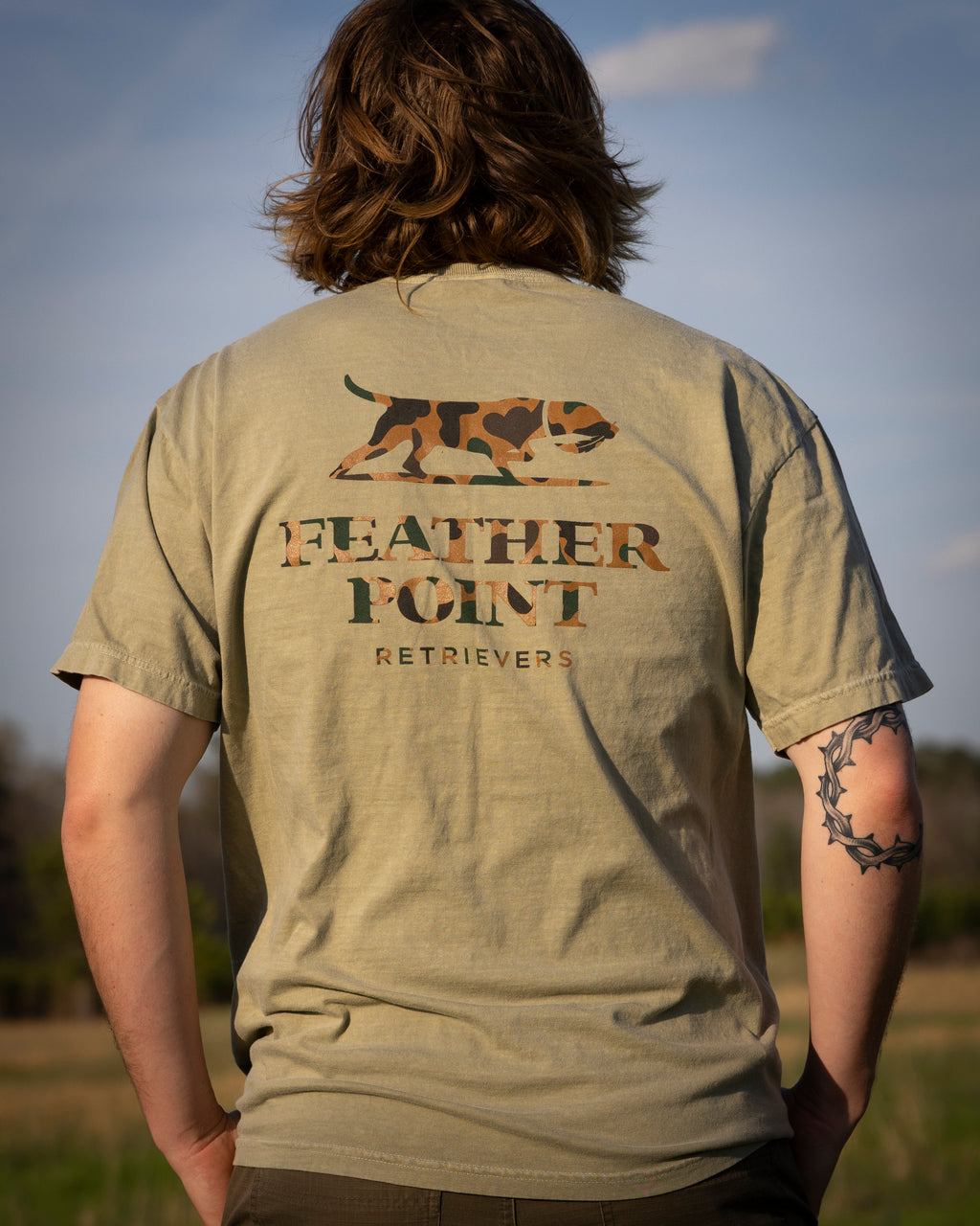 Duck Camo Logo Short Sleeve Shirt