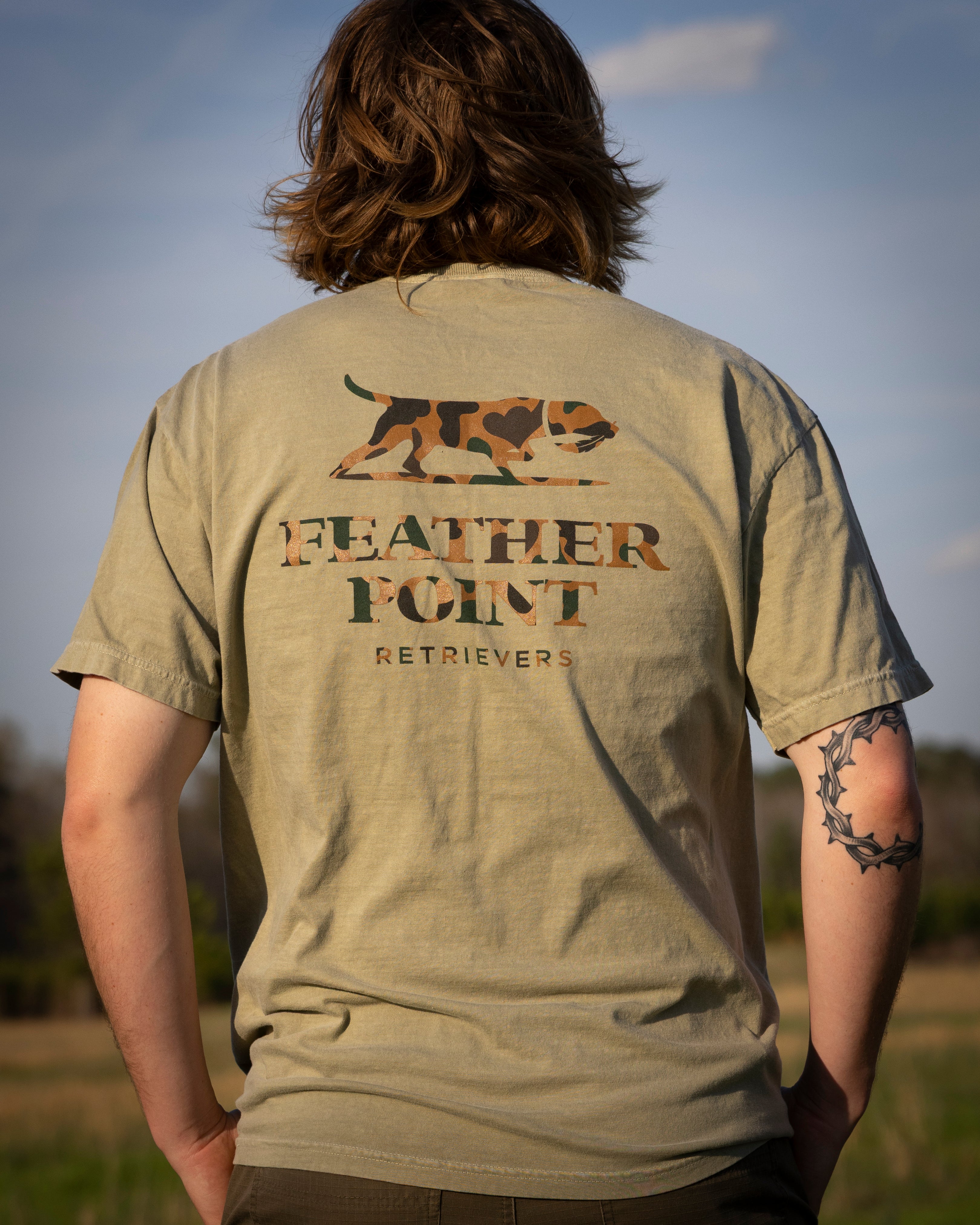 Duck Camo Logo Short Sleeve Shirt