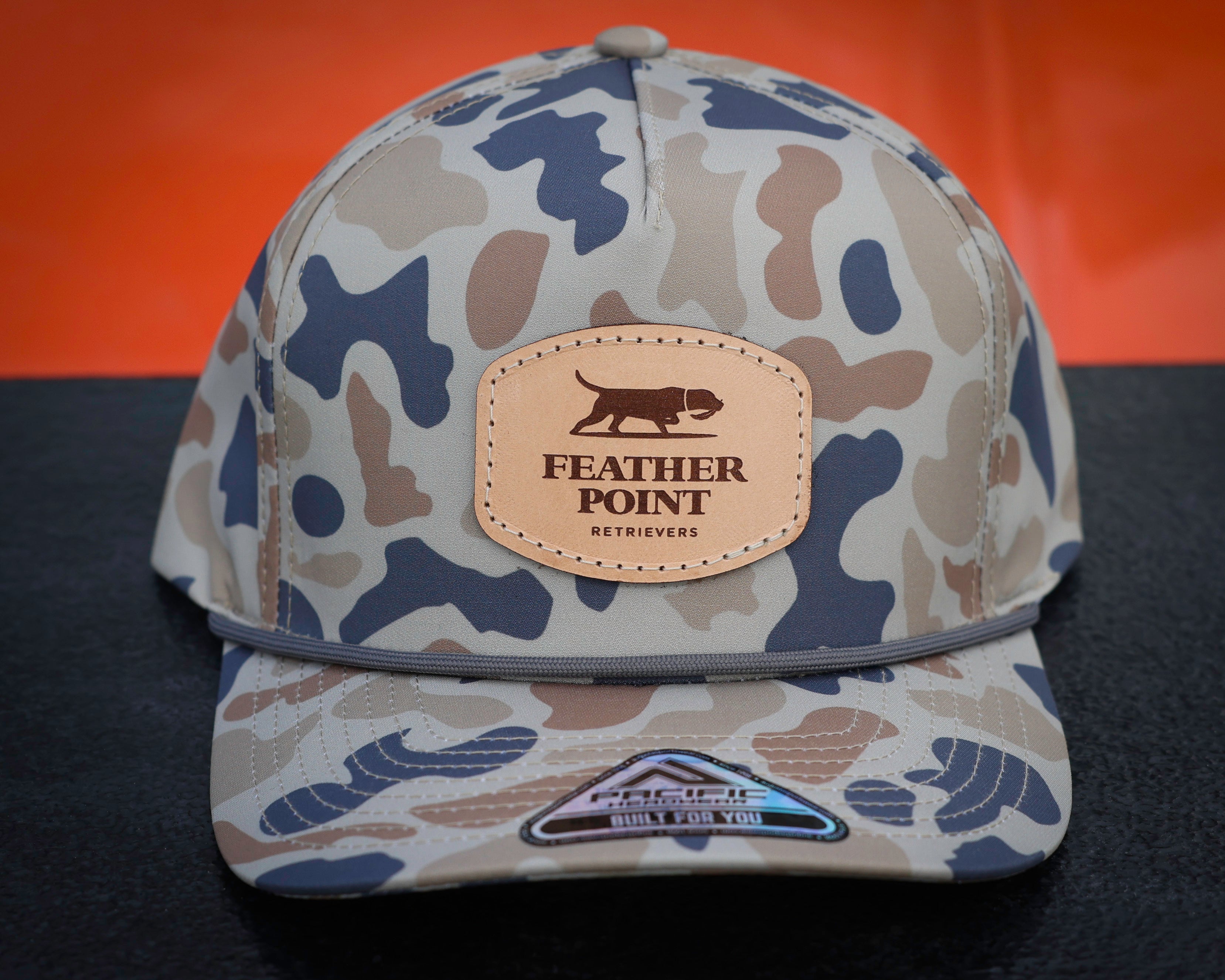 Pacific Headwear Duck Camo Leather Patch