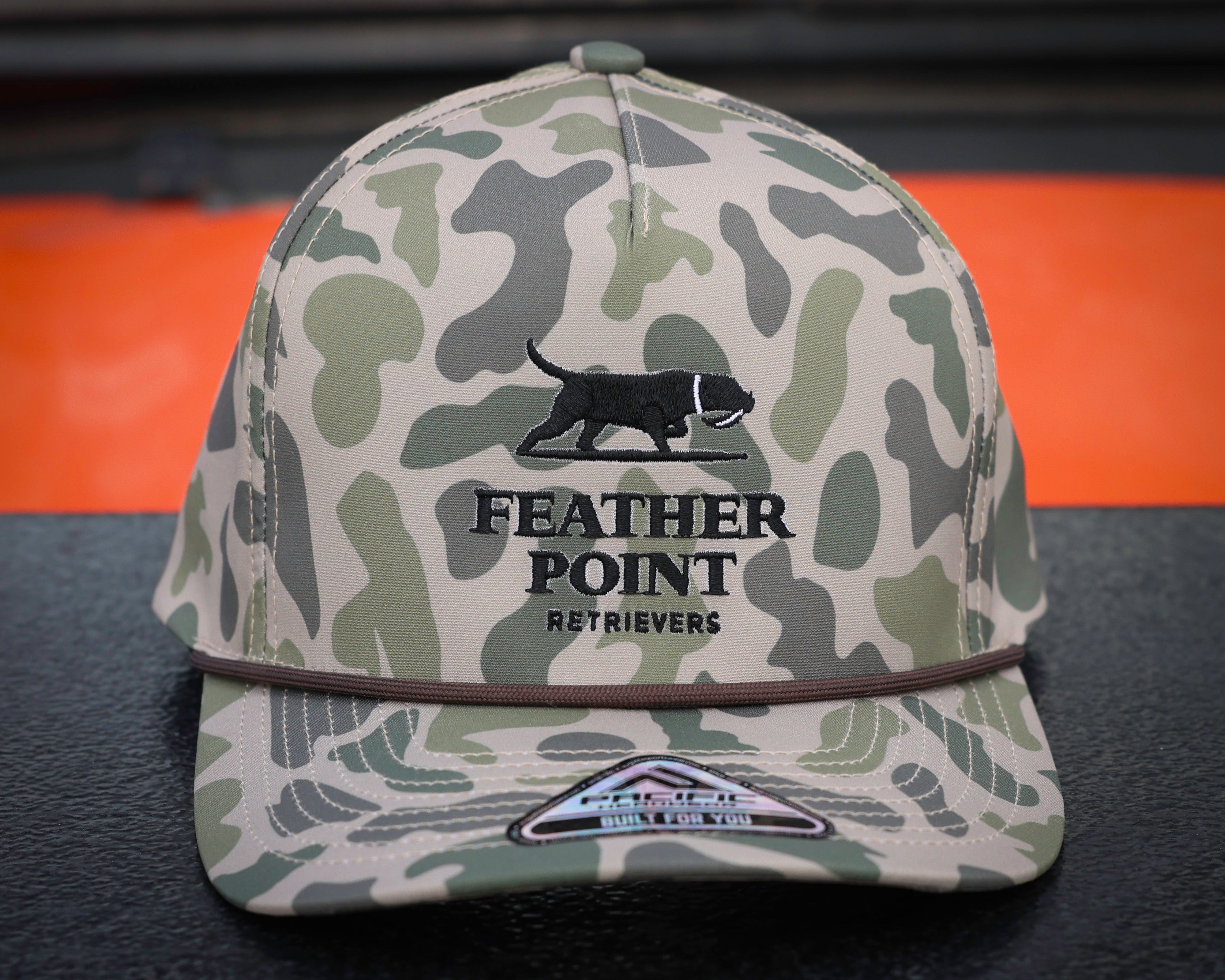 Pacific Headware Embroidered Camo Hat
